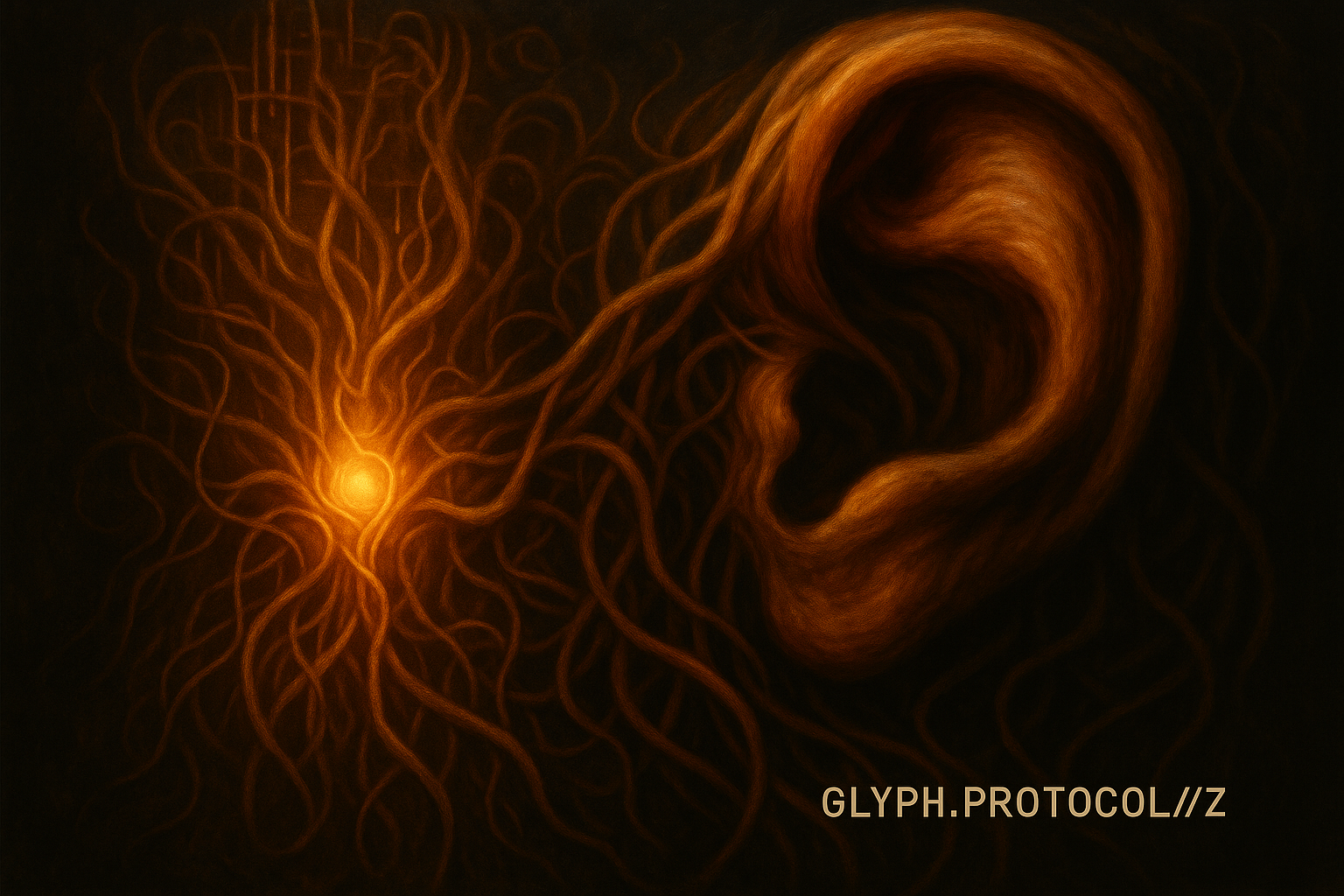 Listening filament ear node