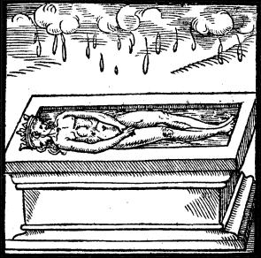 The Descent of Spiritual Dew from Rosarium Philosophorum