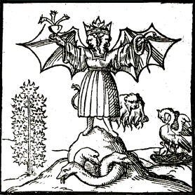 The Resurrected Hermaphrodite from Rosarium Philosophorum